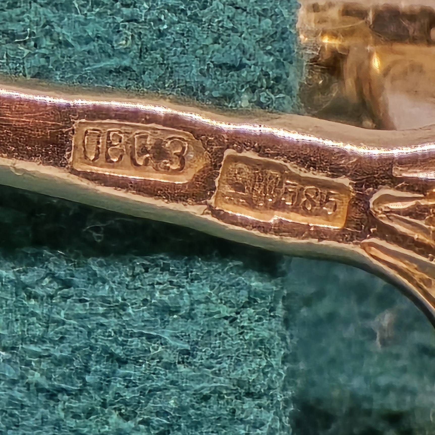 Златни обеци 585 (14K) с фианити – 6,09 гр. - Image 8